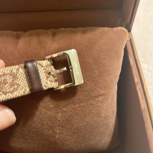 Gucci GG brown canvas watch - Picture 5 of 7